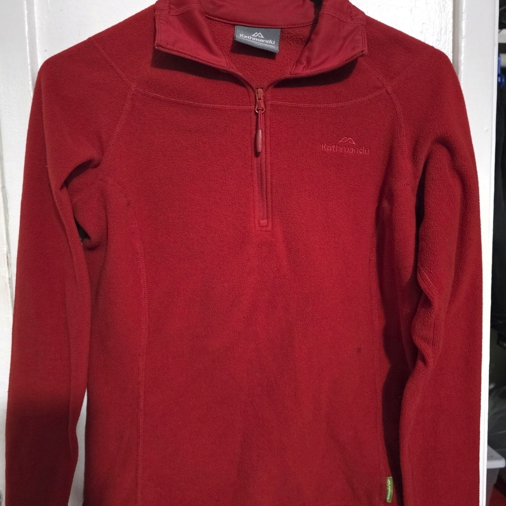 Kathmandu Women's  Zip-Up Red Sweater